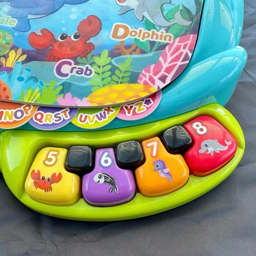 VTech Touch & Teach Sea Turtle Interactive Learning Toy Book Toddler 12-36M